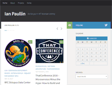 Tablet Screenshot of ianpaullin.com